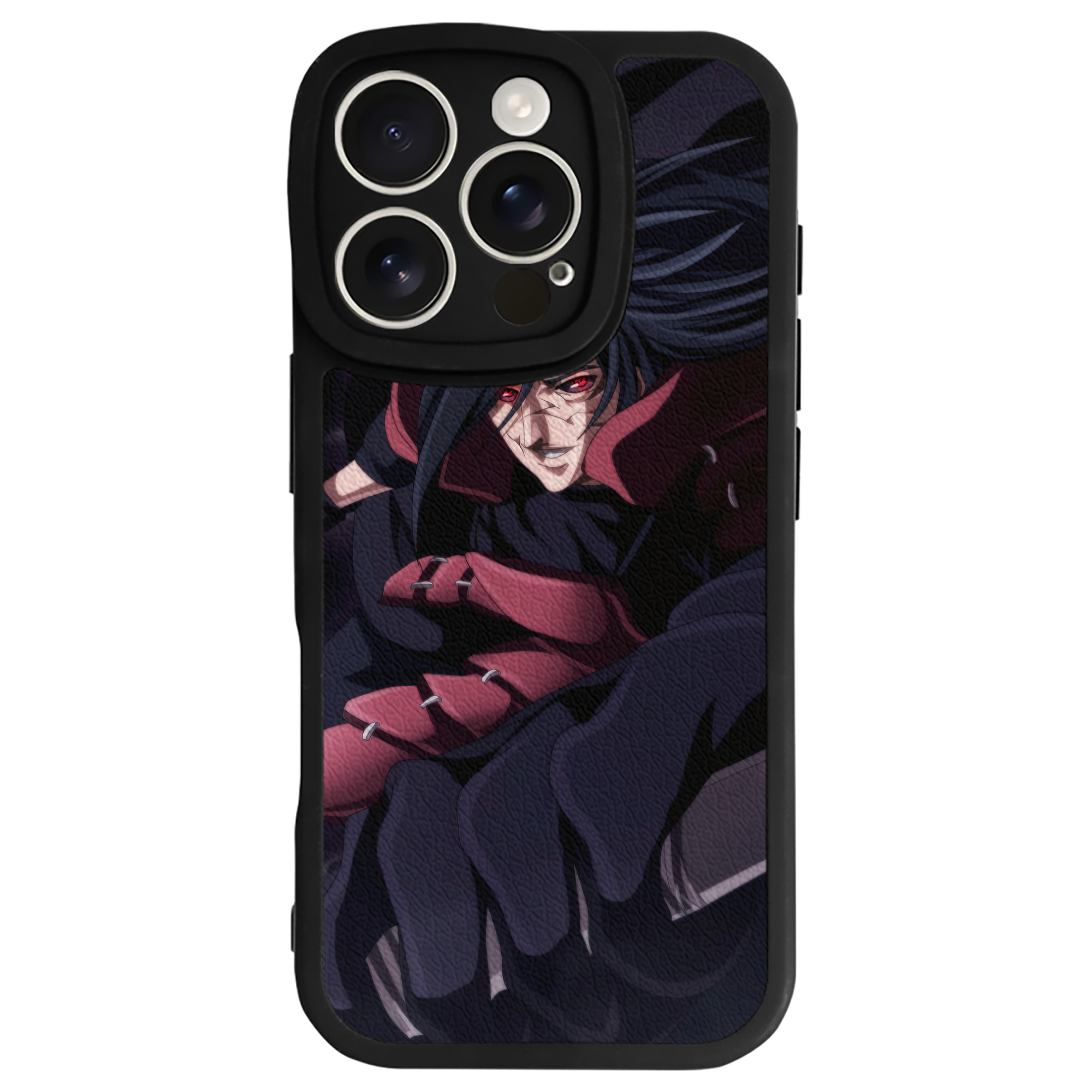 （画像用） NARUTO -ナルト- NARUTO -ナルト- 疾風伝 【iPhone 16シリーズ対応】シリコンスマホケース（レザー調） 材質：シリコン